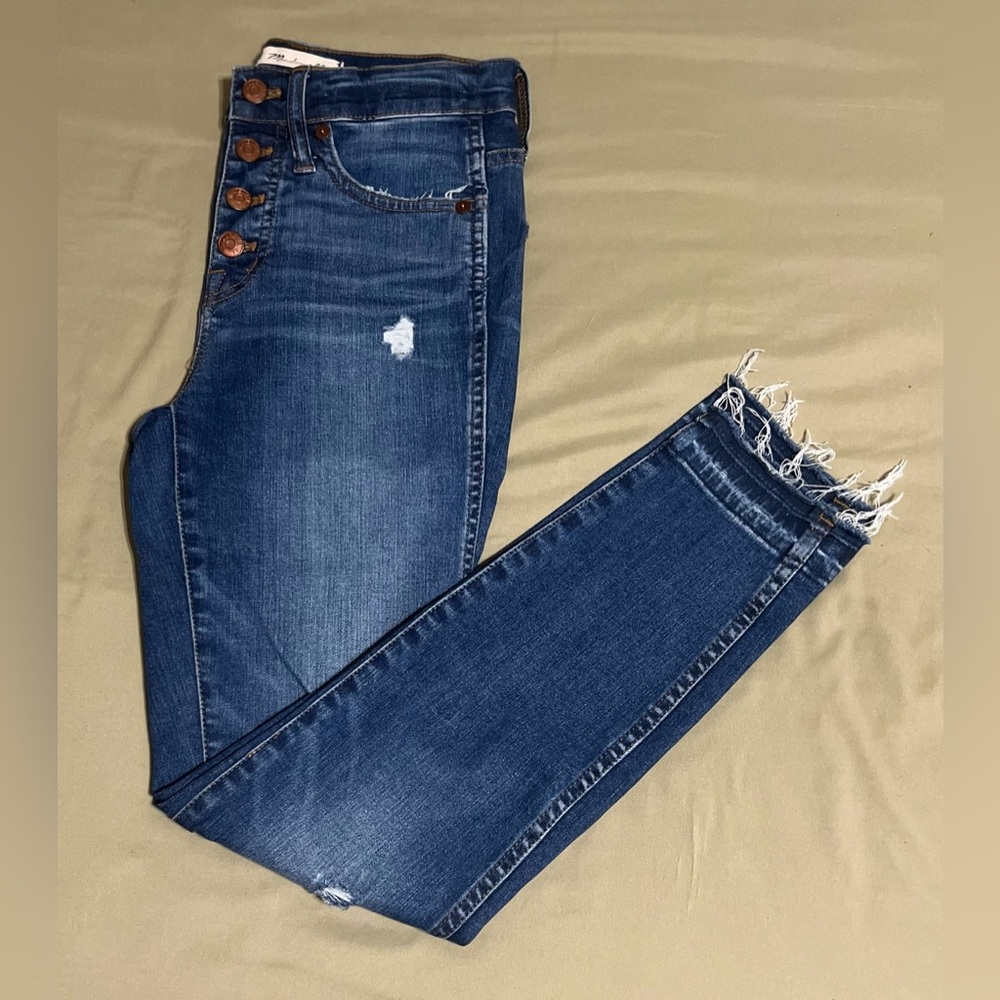 Madewell Size 25 10” High-Rise Skinny Jeans